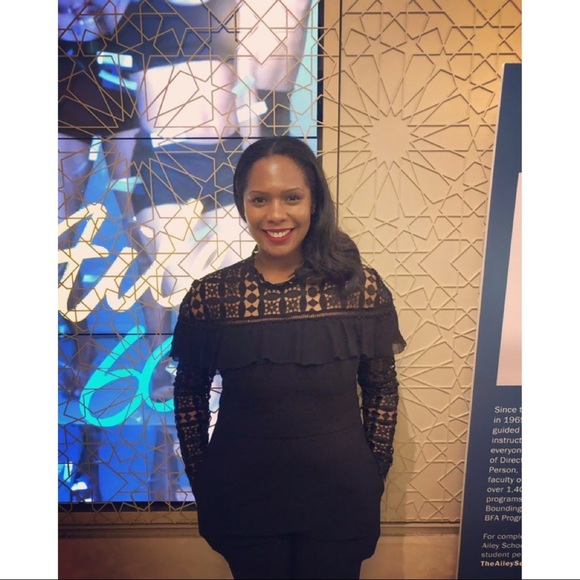 Slate & Willow LACE Long Statement Sleeve Jumpsuit - Picture 6 of 8